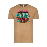 Weird Moms Build Character Vintage Tee | Teevron