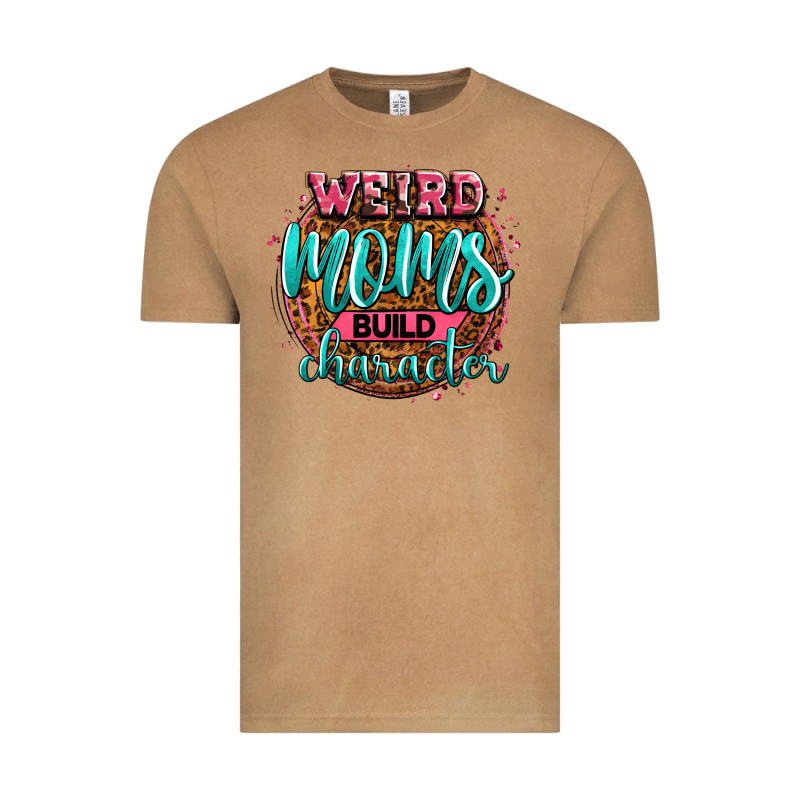 Weird Moms Build Character Vintage Tee by Zillion Design Studio | Teevron