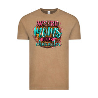 Vintage Coffee weird moms build character Vintage Tee - Zillion Design Studio