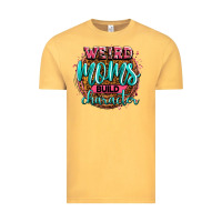 Vintage Mustard weird moms build character Vintage Tee - Zillion Design Studio