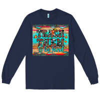 Navy teach them to be kind Long Sleeve Tee - JahusDesignShop