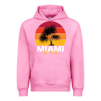 Fuchsia Pink Miami Beach Urban Hoodie - Bettercallsaul