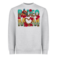 Heather Grey rodeo mom mothers day Heavyweight Sweatshirt - texasbilliewilder