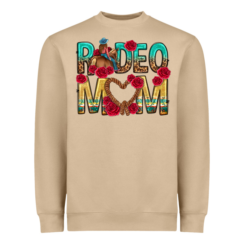 Rodeo Mom Mothers Day Heavyweight Sweatshirt by texasbilliewilder | Teevron