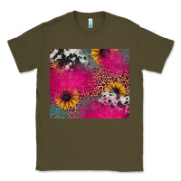 Army Green pink glitter leopard cowhide Classic Tee - JahusDesignShop