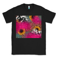 Black pink glitter leopard cowhide Classic Tee - JahusDesignShop