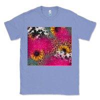 Colony Blue pink glitter leopard cowhide Classic Tee - JahusDesignShop