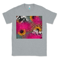 Heather Grey pink glitter leopard cowhide Classic Tee - JahusDesignShop
