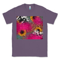 Lavender pink glitter leopard cowhide Classic Tee - JahusDesignShop