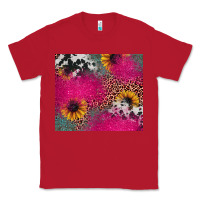Red pink glitter leopard cowhide Classic Tee - JahusDesignShop