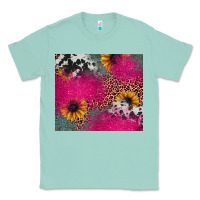 Seafoam pink glitter leopard cowhide Classic Tee - JahusDesignShop