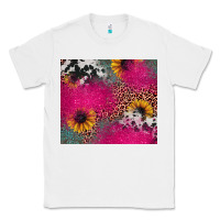 White pink glitter leopard cowhide Classic Tee - JahusDesignShop