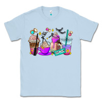 Dusty Blue lash hustler coffee cups Classic Tee - AdoDesignShop