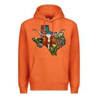 Carrot longhorn texas map Premium Hoodie - AdoDesignShop
