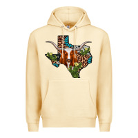 Pina Colada longhorn texas map Premium Hoodie - AdoDesignShop
