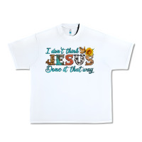 White i don't think jesus done it that way Urban Heavy Tee - HRA Design Shop