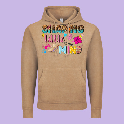 Shaping Little Mind Vintage Hoodie Designed By Texasbilliewilder