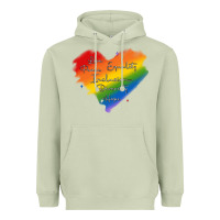 Kindness Equality Peace Love Inclusion Diversity H Heavyweight Hoodie | Teevron