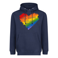 Navy kindness equality peace love inclusion diversity h Heavyweight Hoodie - MaliasSmallBusiness