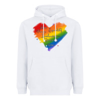 White kindness equality peace love inclusion diversity h Heavyweight Hoodie - MaliasSmallBusiness