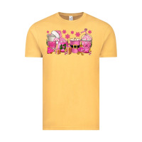 Vintage Mustard pink christmas coffee cups Vintage Tee - texasbilliewilder