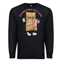 Black out here lookin like a snack Premium Sweatshirt - MaliasSmallBusiness