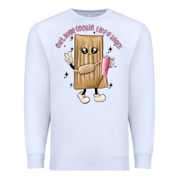 White out here lookin like a snack Premium Sweatshirt - MaliasSmallBusiness
