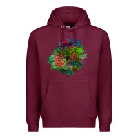 Burgundy halloween spider web for patches Premium Hoodie - BundleAndBundleShop