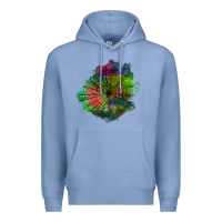 Colony Blue halloween spider web for patches Premium Hoodie - BundleAndBundleShop
