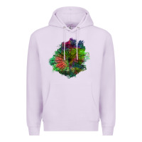 Lilac halloween spider web for patches Premium Hoodie - BundleAndBundleShop
