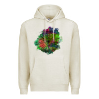 Oatmeal Heather halloween spider web for patches Premium Hoodie - BundleAndBundleShop