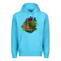 Ocean Blue halloween spider web for patches Premium Hoodie - BundleAndBundleShop