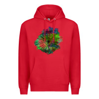 Red halloween spider web for patches Premium Hoodie - BundleAndBundleShop