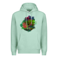 Seafoam halloween spider web for patches Premium Hoodie - BundleAndBundleShop