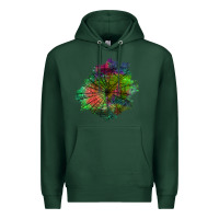 Sports Green halloween spider web for patches Premium Hoodie - BundleAndBundleShop