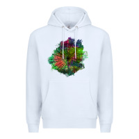 White halloween spider web for patches Premium Hoodie - BundleAndBundleShop