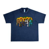 Navy mama with sunflower Urban Heavy Tee - HRA Design Shop