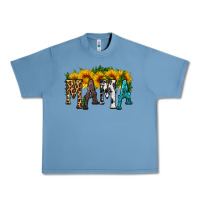 Pebble Blue mama with sunflower Urban Heavy Tee - HRA Design Shop