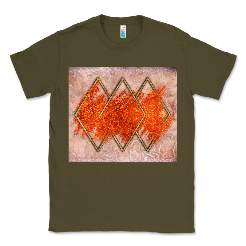 Orange Glitter Classic Tee by JahusDesignShop | Teevron