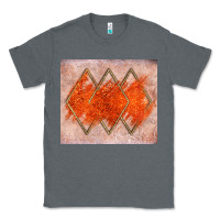 Charcoal Heather orange glitter Classic Tee - JahusDesignShop