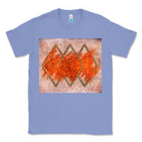Colony Blue orange glitter Classic Tee - JahusDesignShop