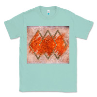 Seafoam orange glitter Classic Tee - JahusDesignShop