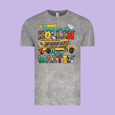 They See Me Rollin They Waitin Vintage Tee Designed By Texasbilliewilder