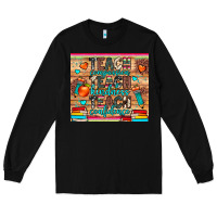 Black teach compassion kindness confidence Long Sleeve Tee - JahusDesignShop