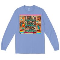 Colony Blue teach compassion kindness confidence Long Sleeve Tee - JahusDesignShop