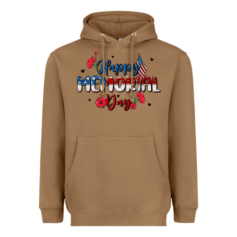 Happy Memorial Day Heavyweight Hoodie by MaliasSmallBusiness | Teevron