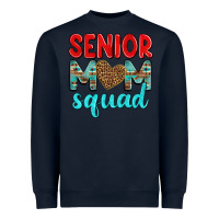 Navy senior mom squad Heavyweight Sweatshirt - texasbilliewilder