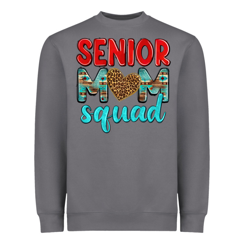 Senior Mom Squad Heavyweight Sweatshirt by texasbilliewilder | Teevron