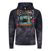 Cloud Black sewing life Vintage Hoodie - Zillion Design Studio