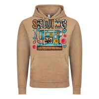 Vintage Coffee sewing life Vintage Hoodie - Zillion Design Studio